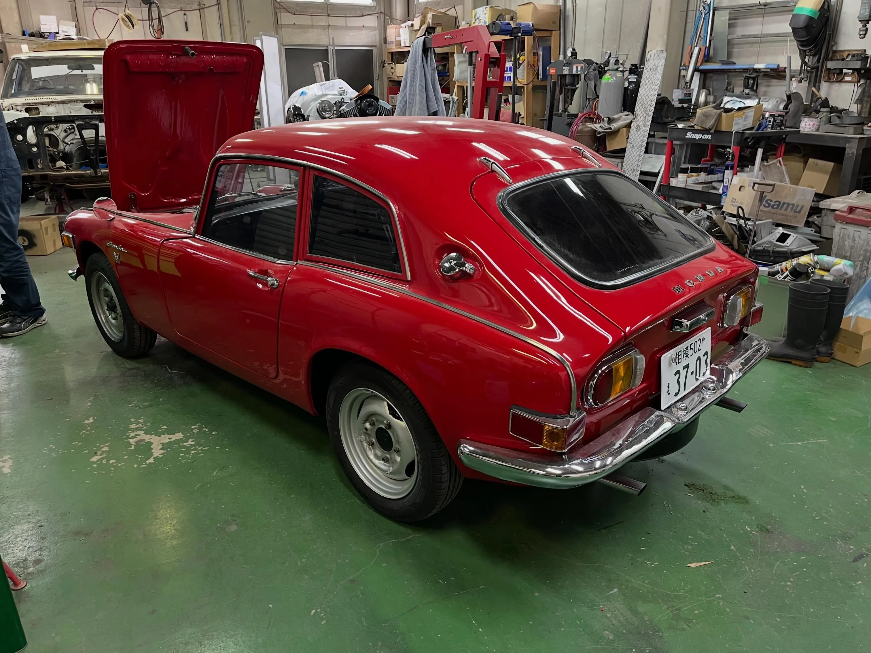 S800クーペトラブルシューテイグ手抜き無し